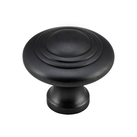 TRADCO CUPBOARD KNOB DOMED ANTIQUE COPPER D38XP35MM