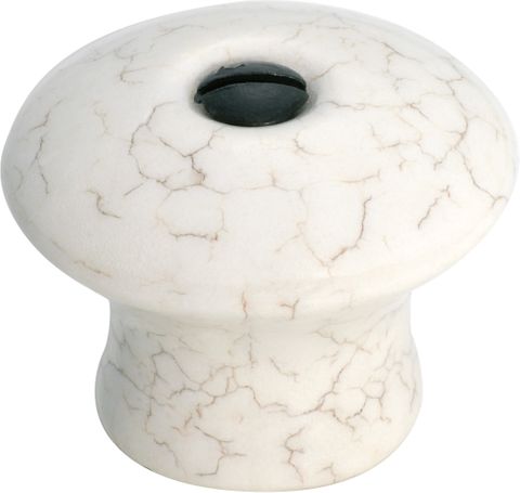 TRADCO CRAZED IVORY PORCELAIN KNOB