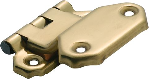 TRADCO CABINET HINGE SHEET BRASS FOLD OVER OFFSET PB