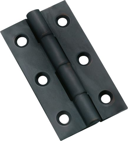 TRADCO CABINET HINGE FIXED PIN ANTIQUE COPPER H50XW28MM