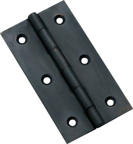 TRADCO CABINET HINGE FIXED PIN ANTIQUE COPPER H76XW41MM