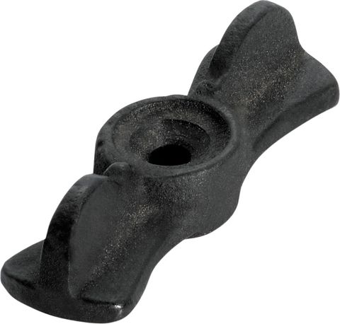 TRADCO CUPBOARD CATCH IRON BUTTERFLY MATT BLACK L45MM