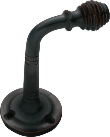 TRADCO CURTAIN TIE BACK HOOK REEDED ANTIQUE COPPER H40XP75MM