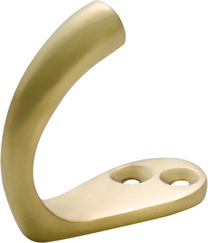 TRADCO ROBE HOOK SINGLE POLISHED BRASS H45XP42MM