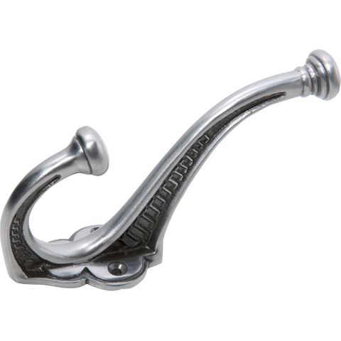 Tradco TRA3950 Hat & Coat Hook Edwardian Iron Polished Metal