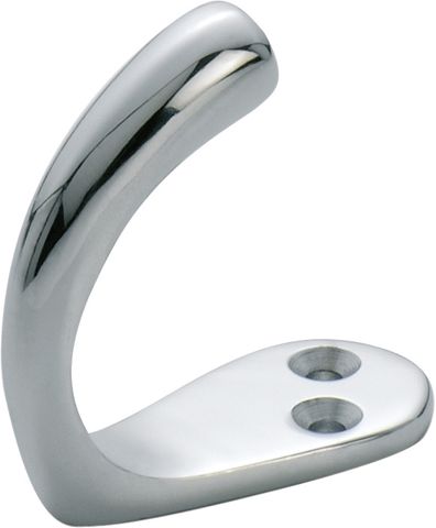 TRADCO ROBE HOOK SINGLE CHROME PLATED H45XP42MM