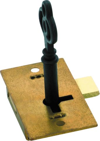 TRADCO CUPBOARD LOCK H51XW26MM