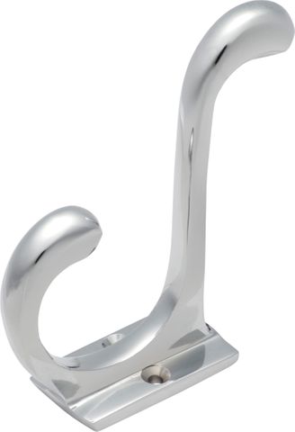 TRADCO HAT & COAT HOOK RETRO CHROME PLATED H85XP90MM