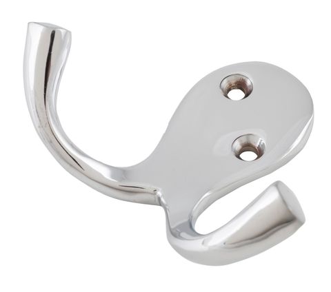TRADCO ROBE HOOK DOUBLE CHROME PLATED H75XP30MM