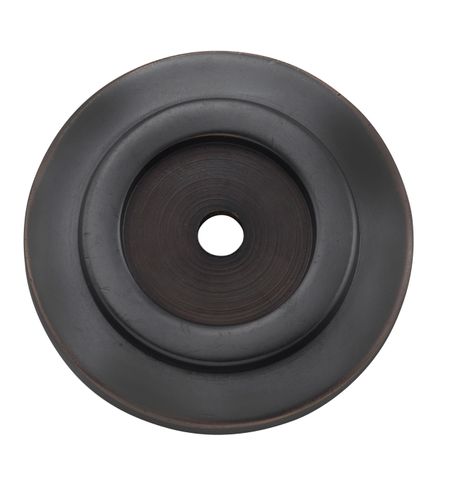 TRADCO BACKPLATE FOR DOMED CUPBOARD KNOB ANTIQUE COPPER