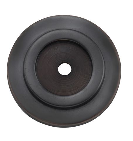 TRADCO BACKPLATE FOR DOMED CUPBOARD KNOB ANTIQUE COPPER