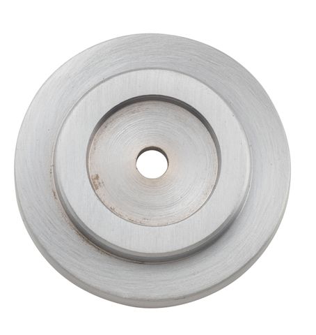 TRADCO BACKPLATE FOR DOMED CUPBOARD KNOB SATIN CHROME D25MM