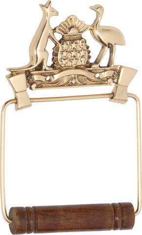 TRADCO COAT OF ARMS TOILET ROLL HOLDER