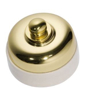 Tradco Ivory Porcelain Dimmer
