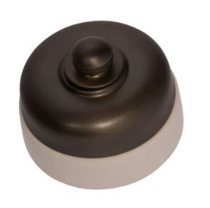 Tradco Ivory Porcelain Fan Controller