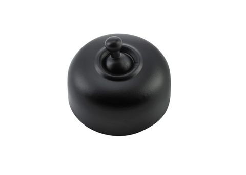 Tradco TRA5310 Switch Traditional Matt Black D50xp40mm
