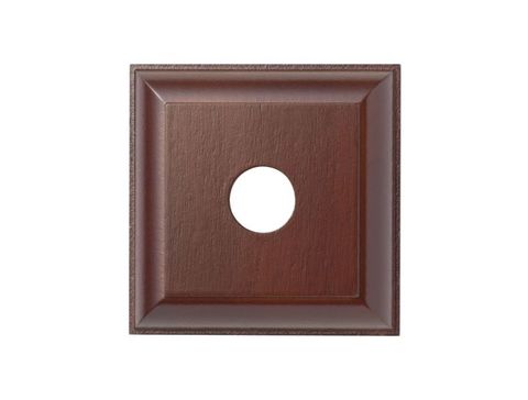 Tradco Traditional Profile Single Switch/Socket Wood Block