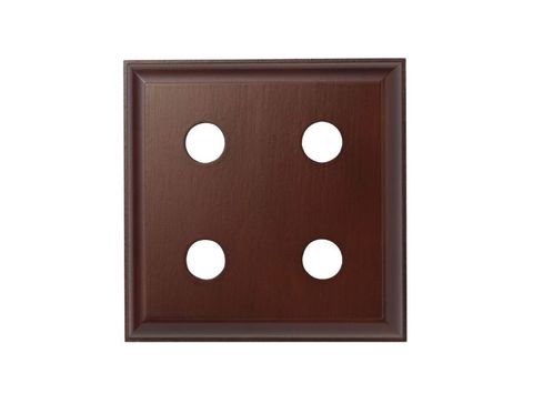 Tradco TRA5435 Switch Socket Block Traditional Quad Cedar