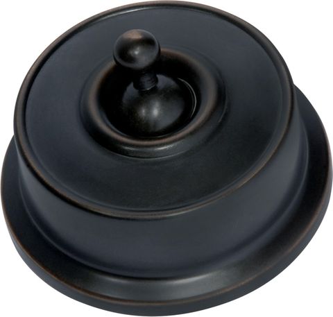 TRADCO SWITCH FEDERATION ANTIQUE COPPER D62XP38MM