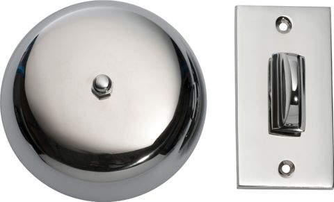TRADCO TURN BELL PLAIN CHROME PLATED D90MM