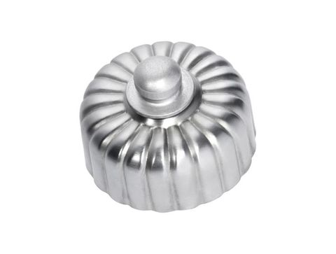 Tradco TRA5542 Fan Controller Fluted Satin Chrome D55xp40mm