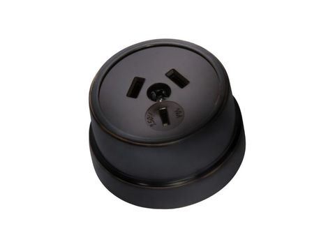 Tradco TRA5679 Socket Traditional Brown Mechanism Antique Copper