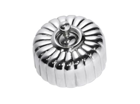 Tradco TRA5781 Switch Fluted Chrome Plated D55xp40mm
