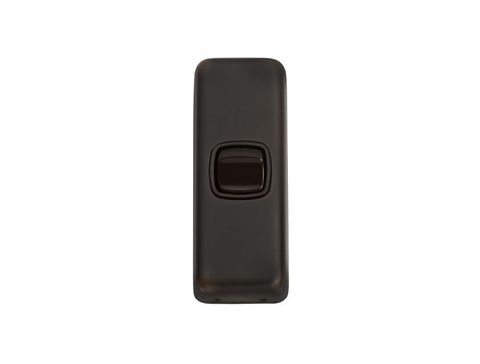 Tradco TRA5810 Switch Flat Plate Rocker 1 Gang Brown Ac H82xw30mm
