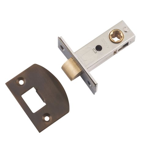 Tradco TRA21513 Tube Latch Splt Cam Hrd Sprung 'd'strike AB Bset 45mm