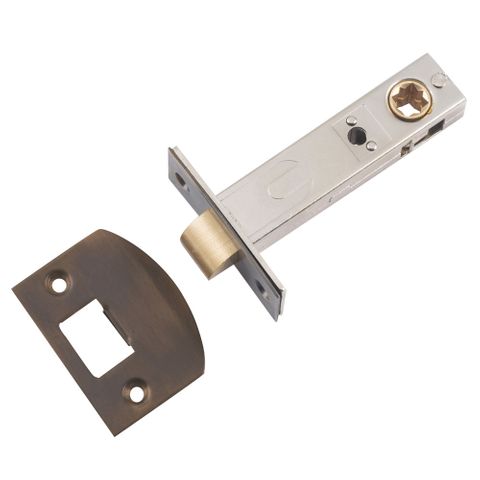 Tradco TRA21515 Tube Latch Splt Cam Hrd Sprung 'd'strike AB Bset 70mm