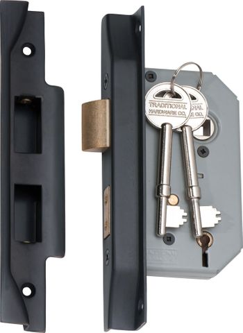 Tradco TRA2162 Mortice Lock 5 Lever Rebated Ac Ctc57mm Backset 46mm