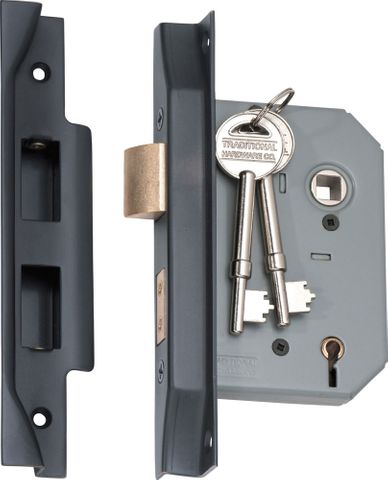 Tradco TRA2163 Mortice Lock 5 Lever Rebated Ac Ctc57mm Backset 57mm