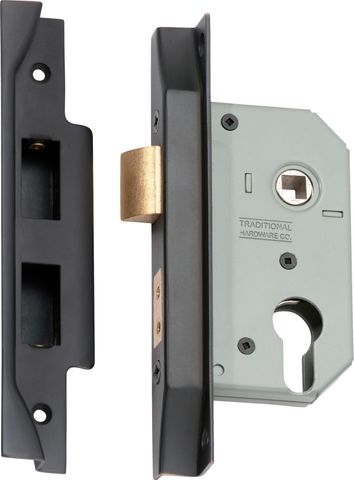 TRADCO MORTICE LOCK EURO REBATED AC CTC47.5MM BACKSET 46MM