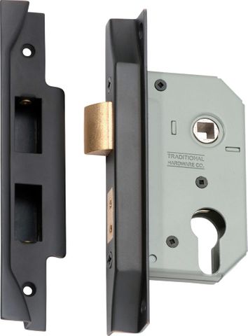 Tradco TRA2164 Mortice Lock Euro Rebated Ac Ctc47.5mm Backset 46mm