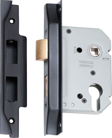Tradco TRA2165 Mortice Lock Euro Rebated Ac Ctc47.5mm Backset 57mm