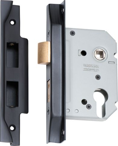 TRADCO MORTICE LOCK EURO REBATED AC CTC47.5MM BACKSET 57MM