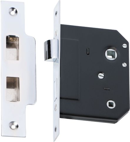 Tradco TRA2213 Mortice Lock Privacy Chrome Plated Backset 57mm