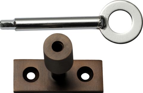 TRADCO LOCKING PIN FOR BASE FIX CASEMENT FASTENER ANTIQ BRAS