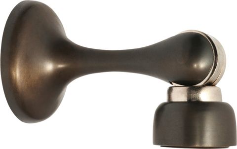 TRADCO DOOR STOP MAGNETIC ANTIQUE BRASS D44XP75MM