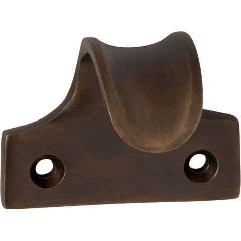 Tradco TRA2303 Sash Lift Dished Antique Brass H38xw45xp30mm