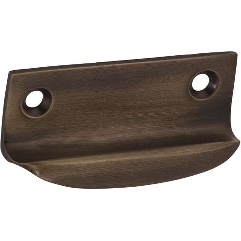 Tradco TRA2317 Sash Lift Bar Antique Brass H26xw63xp19mm