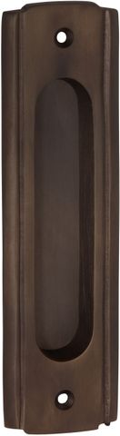 TRADCO SLIDING DOOR PULL TRADITIONAL ANTIQUE BRASS