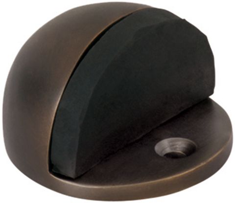 TRADCO DOOR STOP OVAL ANTIQUE BRASS H29XD40MM