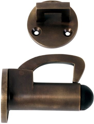 TRADCO DOOR STOP HOOK ANTIQUE BRASS D39XP70MM