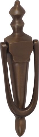 TRADCO DOOR KNOCKER VICTORIAN ANTIQUE BRASS H185XW45MM