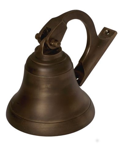 TRADCO SHIPS BELL ANTIQUE BRASS D100MM