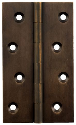 TRADCO HINGE FIXED PIN ANTIQUE BRASS / SIGNATURE BRASS
