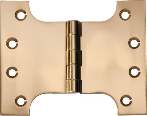 TRADCO HINGE PARLIAMENT POLISHED BRASS H100XW125XT4MM