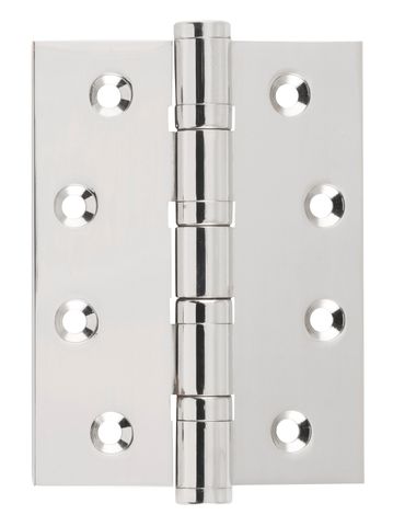 TRADCO HINGE BALL BEARING POLISHED NICKEL H100XW75XT3MM