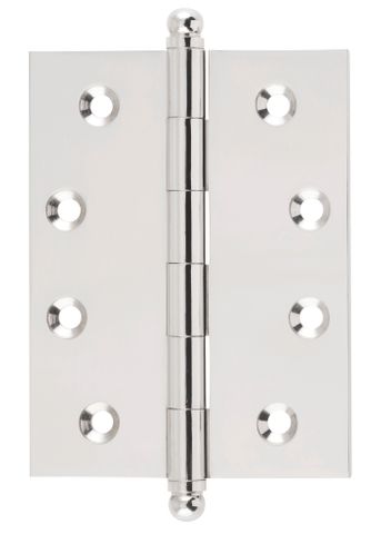 TRADCO HINGE LOOSE PIN POLISHED NICKEL H100XW75XT3MM